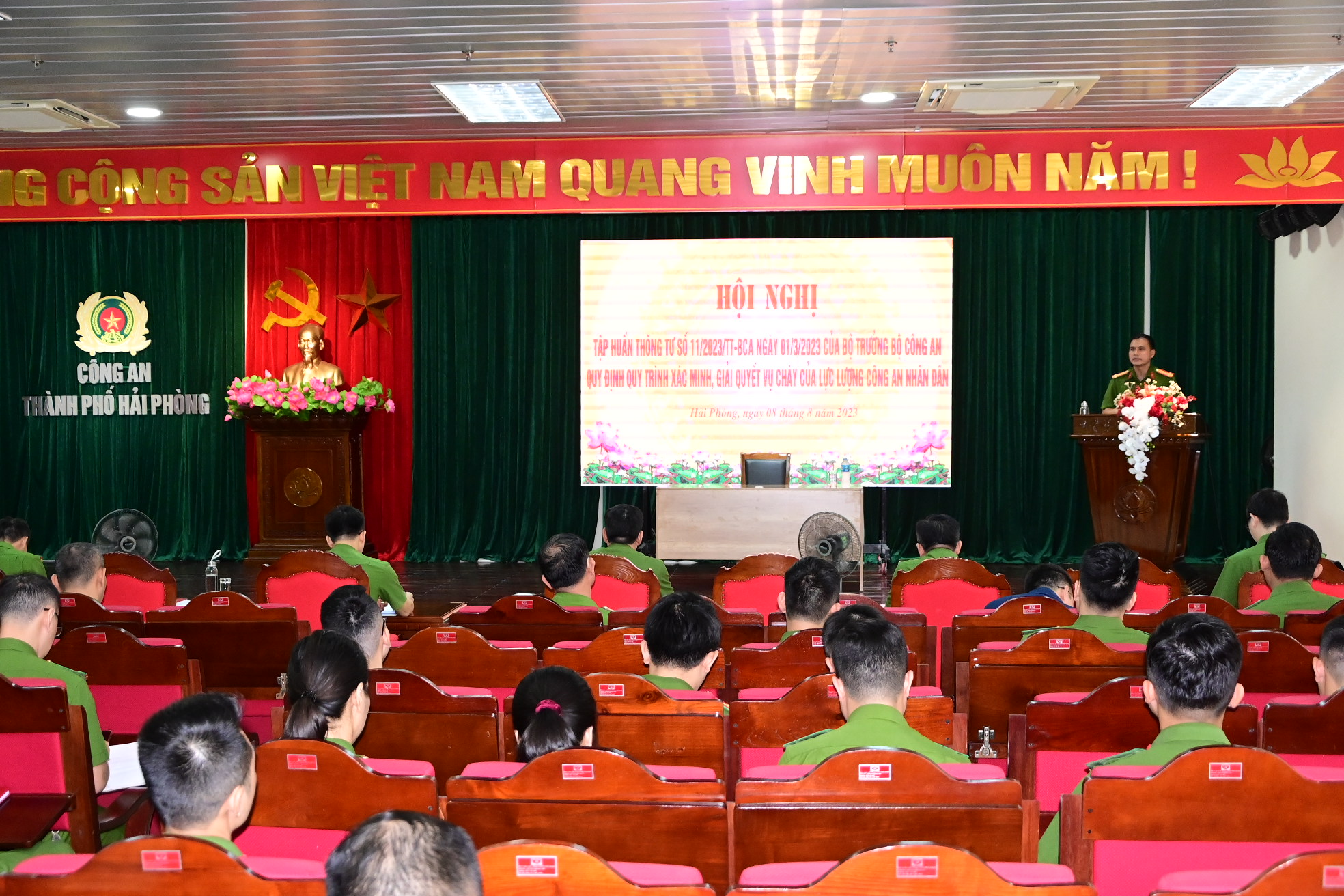 Phòng Cảnh sát PCCC và CNCH: Tập huấn chuyên sâu Thông tư 11 của Bộ Công an về quy trình, xác minh, giải quyết vụ cháy